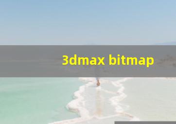 3dmax bitmap